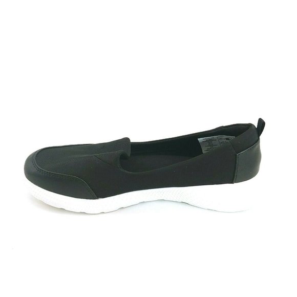 Lands End Womans Slip On Flat Loafer‎ Black 6D - Picture 2 of 10